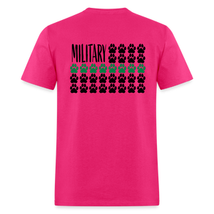 K9s Lead the Way - Military - Unisex Classic T-Shirt - fuchsia