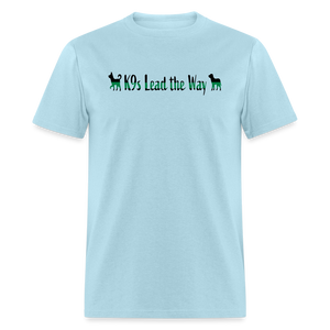 K9s Lead the Way - Military - Unisex Classic T-Shirt - powder blue