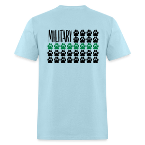 K9s Lead the Way - Military - Unisex Classic T-Shirt - powder blue