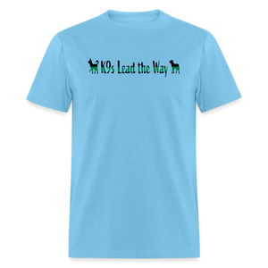 K9s Lead the Way - Military - Unisex Classic T-Shirt - aquatic blue