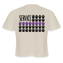 Load image into Gallery viewer, K9s Lead the Way - Service - Women&#39;s Cropped T-Shirt - dust
