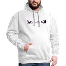 Load image into Gallery viewer, K9s Lead the Way - Service - Contrast Hoodie - white/gray
