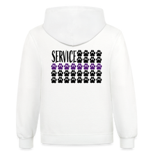 Load image into Gallery viewer, K9s Lead the Way - Service - Contrast Hoodie - white/gray
