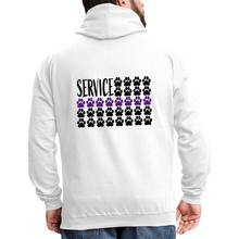 Load image into Gallery viewer, K9s Lead the Way - Service - Contrast Hoodie - white/gray
