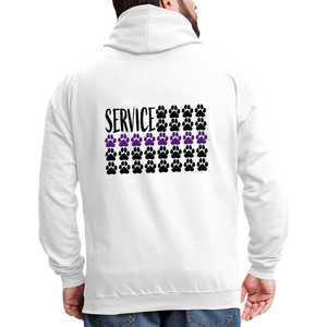 K9s Lead the Way - Service - Contrast Hoodie - white/gray