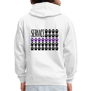 K9s Lead the Way - Service - Contrast Hoodie - white/gray