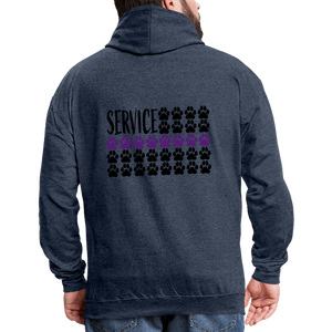 K9s Lead the Way - Service - Contrast Hoodie - indigo heather/asphalt