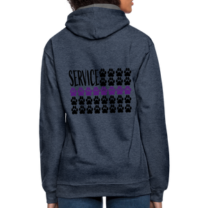 K9s Lead the Way - Service - Contrast Hoodie - indigo heather/asphalt