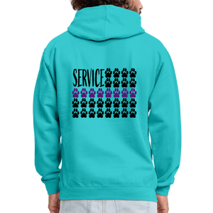 K9s Lead the Way - Service - Contrast Hoodie - scuba blue/asphalt