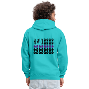 K9s Lead the Way - Service - Contrast Hoodie - scuba blue/asphalt