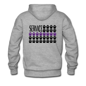 K9s Lead the Way - Service - Men’s Premium Hoodie - heather gray