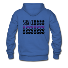 Load image into Gallery viewer, K9s Lead the Way - Service - Men’s Premium Hoodie - royalblue
