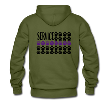 Load image into Gallery viewer, K9s Lead the Way - Service - Men’s Premium Hoodie - olive green
