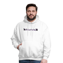 Load image into Gallery viewer, K9s Lead the Way - Service - Men&#39;s Hoodie - white
