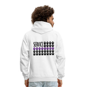 K9s Lead the Way - Service - Men's Hoodie - white