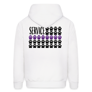 K9s Lead the Way - Service - Men's Hoodie - white