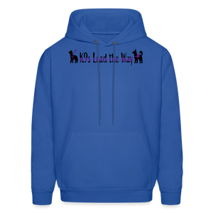 K9s Lead the Way - Service - Men's Hoodie - royal blue