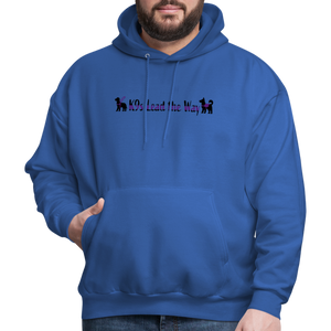 K9s Lead the Way - Service - Men's Hoodie - royal blue