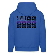 Load image into Gallery viewer, K9s Lead the Way - Service - Men&#39;s Hoodie - royal blue
