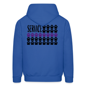 K9s Lead the Way - Service - Men's Hoodie - royal blue