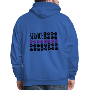 K9s Lead the Way - Service - Men's Hoodie - royal blue