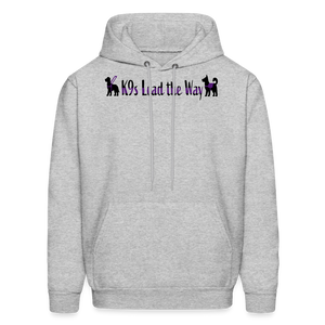 K9s Lead the Way - Service - Men's Hoodie - heather gray