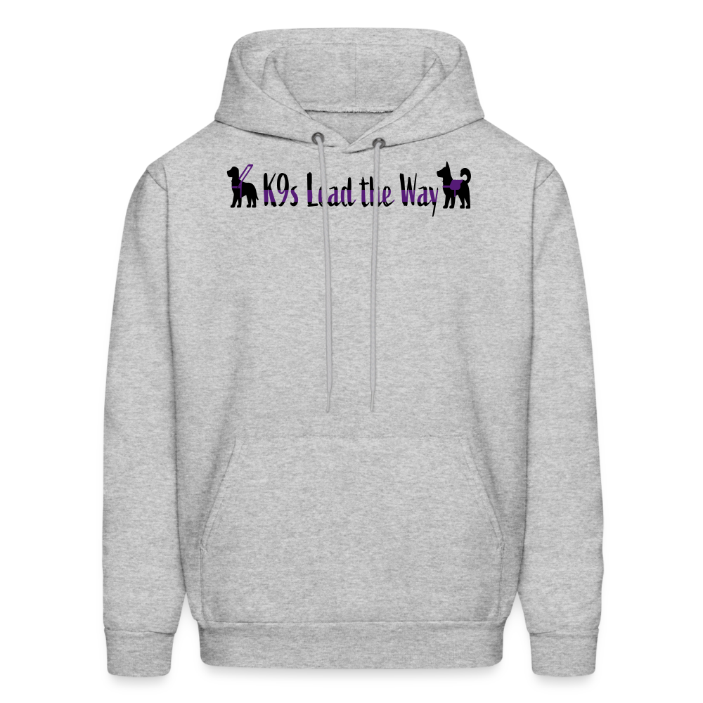 K9s Lead the Way - Service - Men's Hoodie - heather gray