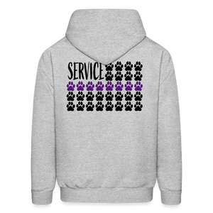 K9s Lead the Way - Service - Men's Hoodie - heather gray