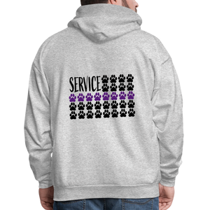 K9s Lead the Way - Service - Men's Hoodie - heather gray