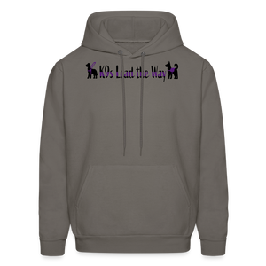 K9s Lead the Way - Service - Men's Hoodie - asphalt gray