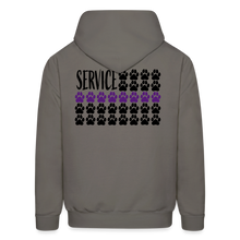 Load image into Gallery viewer, K9s Lead the Way - Service - Men&#39;s Hoodie - asphalt gray
