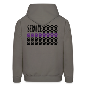 K9s Lead the Way - Service - Men's Hoodie - asphalt gray