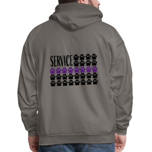 K9s Lead the Way - Service - Men's Hoodie - asphalt gray