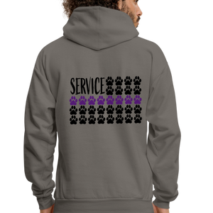 K9s Lead the Way - Service - Men's Hoodie - asphalt gray