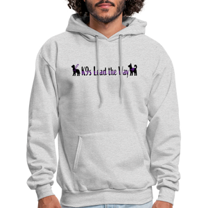 K9s Lead the Way - Service - Men's Hoodie - ash 