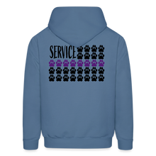 Load image into Gallery viewer, K9s Lead the Way - Service - Men&#39;s Hoodie - denim blue
