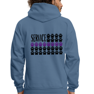 K9s Lead the Way - Service - Men's Hoodie - denim blue