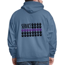 Load image into Gallery viewer, K9s Lead the Way - Service - Men&#39;s Hoodie - denim blue
