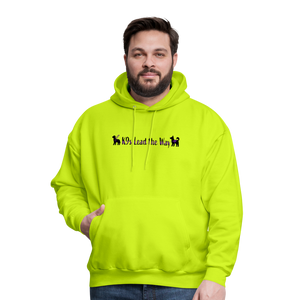 K9s Lead the Way - Service - Men's Hoodie - safety green