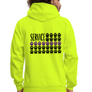 K9s Lead the Way - Service - Men's Hoodie - safety green