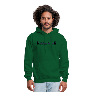 K9s Lead the Way - Service - Men's Hoodie - forest green