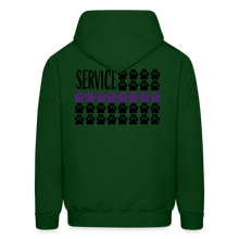 Load image into Gallery viewer, K9s Lead the Way - Service - Men&#39;s Hoodie - forest green
