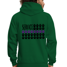 Load image into Gallery viewer, K9s Lead the Way - Service - Men&#39;s Hoodie - forest green
