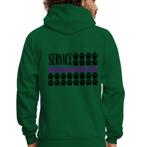 K9s Lead the Way - Service - Men's Hoodie - forest green