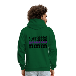 K9s Lead the Way - Service - Men's Hoodie - forest green