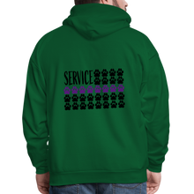 Load image into Gallery viewer, K9s Lead the Way - Service - Men&#39;s Hoodie - forest green
