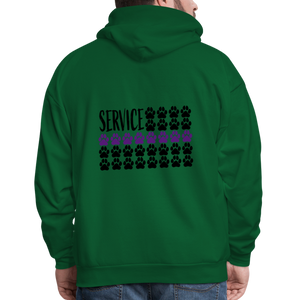 K9s Lead the Way - Service - Men's Hoodie - forest green