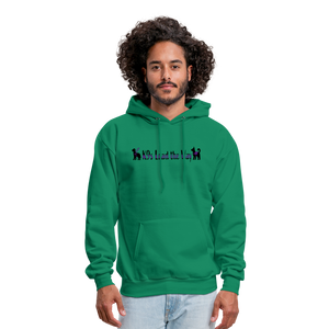 K9s Lead the Way - Service - Men's Hoodie - kelly green