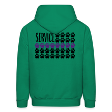 Load image into Gallery viewer, K9s Lead the Way - Service - Men&#39;s Hoodie - kelly green
