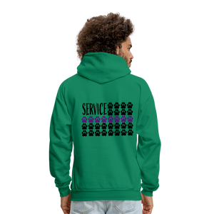 K9s Lead the Way - Service - Men's Hoodie - kelly green